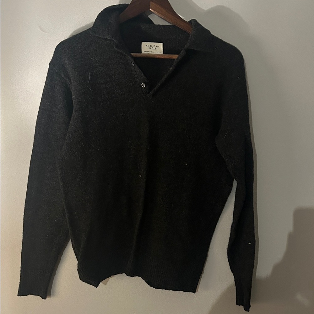 American Eagle Outfitters Men's Dark Sweater